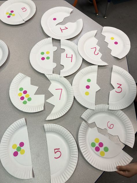 Number Related Activities, Math Art Projects For Preschoolers, Math Projects For Preschoolers, Maths Activity Preschool, Early Childhood Math Activities, Math Project Kindergarten, Preschool Math And Science Activities, Diy Math Games For Kindergarten, Number 4 Activities For Preschool Fun Math