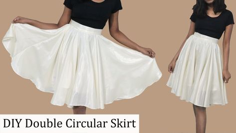 Circular Skirt Pattern, Double Circle Skirt, Circular Skirt, Follow Us On Instagram, Circle Skirt, Skirt Pattern, Follow Us, Tulle Skirt, Sewing Patterns