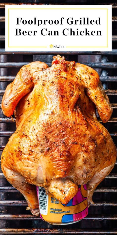 Grilled Dinner Recipes, Can Chicken Recipes, Beer Chicken, Can Chicken, Beer Can Chicken, Cooking With Beer, Cornish Hens, Summer Grilling Recipes, Grilled Chicken Recipes