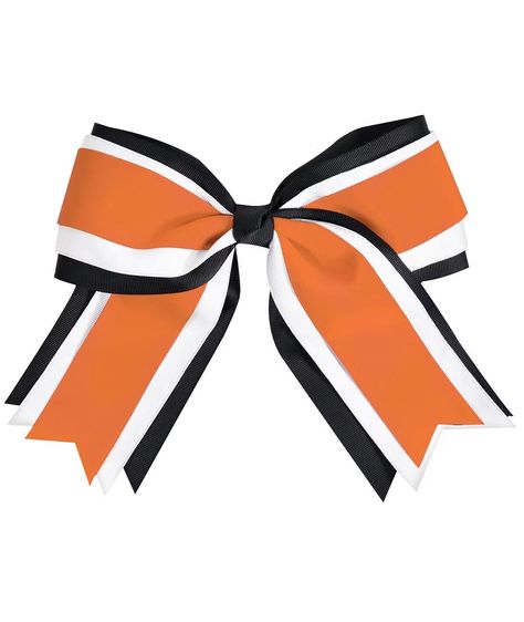 Chasse Jumbo 3-Color Hair Bow - Cheer Bows | Omni Cheer 3 Color Hair, Cheerleader Hair, Cute Cheer Bows, Cheerleading Hair Bows, Cheerleading Bow, Cheer Hair Bows, Glitter Cheer Bow, Performance Hairstyles, Cheerleading Bows