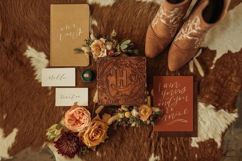 Cowgirl Boots Wedding, Wedding Flat Lay, Flat Lay Inspiration, Ranch Weddings, Wedding Portrait Poses, Country Theme Wedding, Cottage Aesthetic, Bridal Details, Elopement Styling