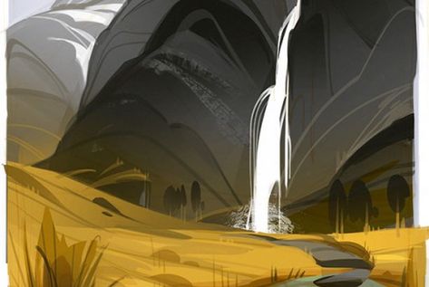 a quick stylized environment study! Environment Study, Stylized Environment, Beginner Artist, Landscape Concept, Matte Painting, Landscape Illustration, Environment Design, Environment Concept Art, Environmental Art