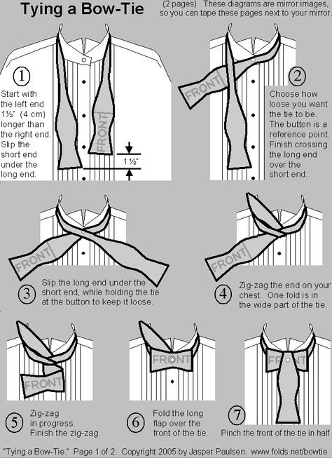 How to tie a Bow-Tie Tie A Bow Tie, Tie A Necktie, Neck Tie Knots, Sharp Dressed Man, Men Style Tips, Top Pins, Tie Knots, Mens Fashion Trends, Bow Tie