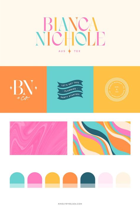 Store Branding Design, Store Branding, Palettes Color, Planner Logo, Colorful Logo Design, Colorful Abstract Art, Color Palette Design, Creation Couture, Graphic Design Fun