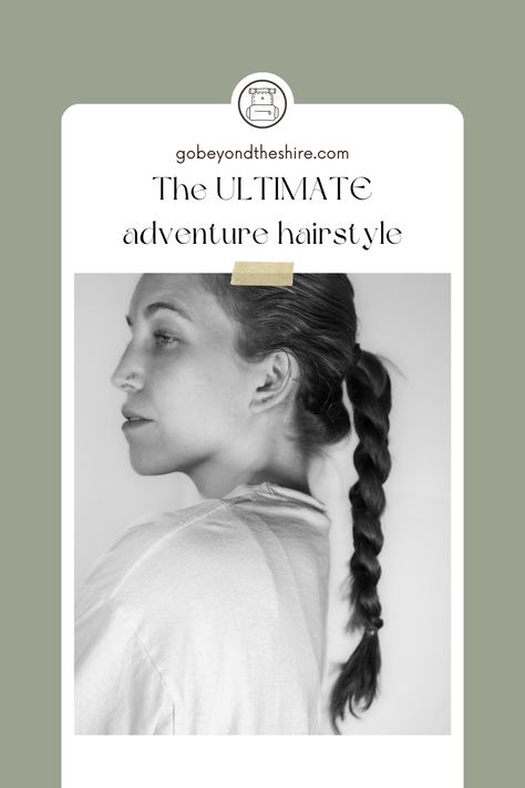 Going hiking and looking for the perfect hairstyle to get you through any adventure? This is the one! Let me tell you why... The perfect hairstyle for medium hair, long hair, curly hair, straight hair, and more. Super easy hiking hairstyle that you can even pair with a hat! #hikinghairideas, #besthikinghairstyles #easyhikinghairstyles Hiking Hair Styles, Hiking Hairstyles, Braided Hair Tutorial, Go Hiking, Braided Ponytail, Instagram Worthy, Photo Op, Perfect Hair, Hair Ties