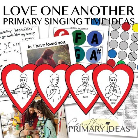 Camille's Primary Ideas: how to teach the Primary song Love One Another in singing time, singing time lesson plan ideas using ASL, paper plates and more Lds Primary Songs, Singing Time Ideas, Lesson Plan Ideas, Time Lessons, Primary Songs, Primary Singing Time, Primary Ideas, Only Song, Music Time