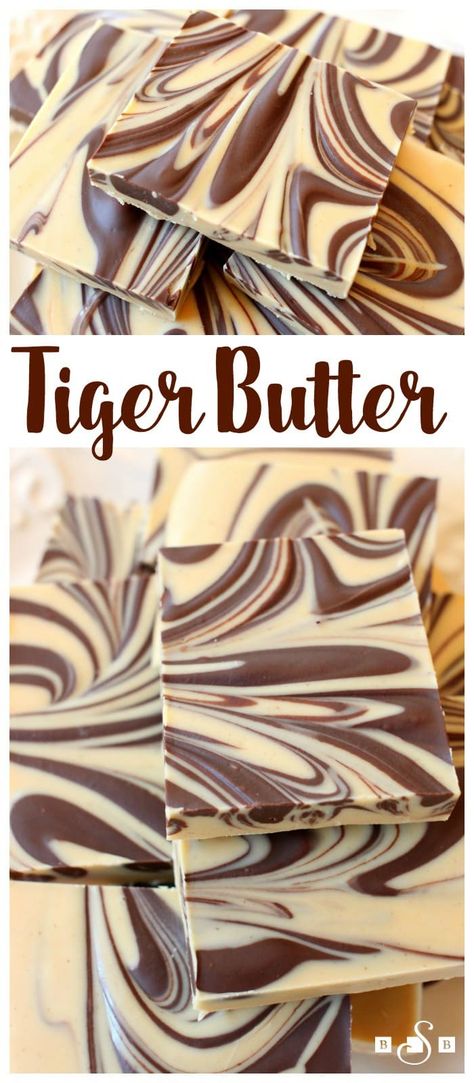 GORDON RAMSAY RECIPES | TIGER BUTTER FUDGE – Butter with a Side of Bread by Gordon Ramsay Tiger Butter Fudge, Tiger Butter, Best Fudge Recipe, Holiday Candy Recipes, Fresh Drink, Parties Food, Diy Easy Recipes, Candy Recipe, Butter Fudge