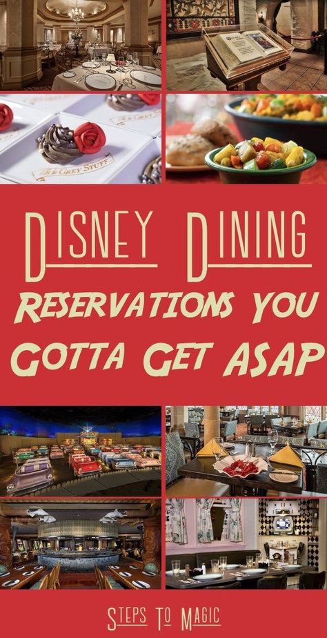 Dining At Disney World, Disney Dining Reservations, Disney Honeymoon, Disney World Vacation Planning, Your Day, Disney World Restaurants, Disney World Food, Day List, Disney Trip Planning