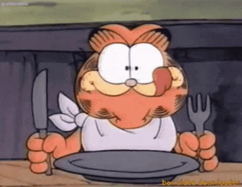 Yumm Delicious GIF - Yumm Delicious - Discover & Share GIFs Hungry Gif, Breakfast For Lunch, Garfield And Odie, Love You Images, Cartoon Gifs, Good Afternoon, Cat Gif, Spirit Animal, Animated Gif