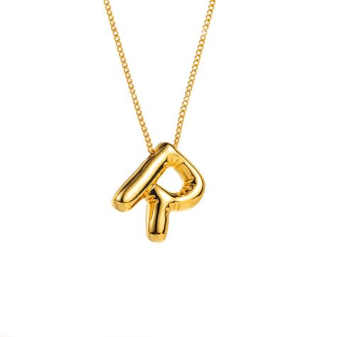 PRICES MAY VARY. Gold Bubble Letters Pendant Necklace——This gold initial bubble necklace has a stunning design, the letters pendant is made of simulated balloon bubble pendant with realistic and exquisite detailing on the letters, and then paired with gold O chain, it's simple, stylish and eye-catching, it's a versatile piece. Multi-Purpose Stackable Necklace——This puffy and cute bubble pendant choker necklace is multi-purpose, you can use the letter pendant in combination with the O chain, wear Burrr Basket, Initial Letter Necklace, Alphabet Names, Stackable Necklaces, Bubble Necklace, Balloon Chain, Gold Bubbles, Name Pendant, Bubble Necklaces