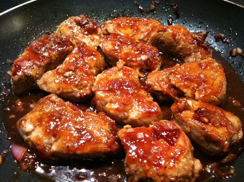 Plum Balsamic Glaze Recipe, Pork Chops With Plum Sauce, Plum Pork Chops, Plum Sauce For Pork, Plum Pork, Pork Chop Sauce, Glazed Pork Chops Recipes, Plum Sauce Recipe, Pork Tenderloin Medallions