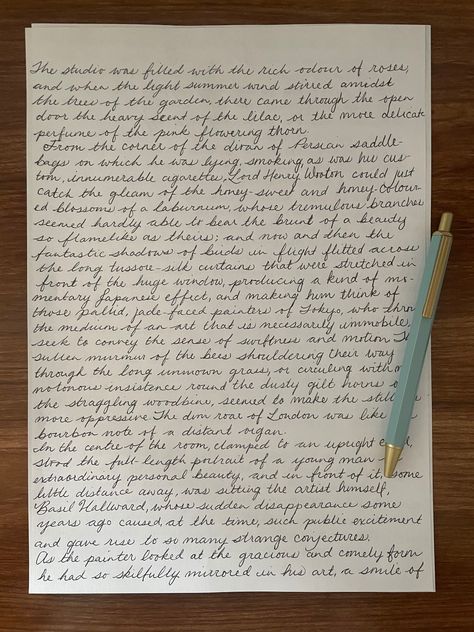 Do you remember the feeling you had the last time you received a handwritten letter? The warm fuzzy feels that someone thought of you and took the time to sit down, hand write a note and then send it via good old snail mail. In our modern world of text, email, Snap, and IG, we are all easily contactable 24/7 but these instant messages really don't have the same sincere and heartfelt vibes that a handwritten missive does. Of course, it takes time to sit and write - not to mention that so many of Long Handwritten Letters, Dark Academia Handwriting Practice, Antique Handwriting, 1800s Handwriting, 18th Century Handwriting, Edwardian Handwriting, Letter To My Son, Anniversary Note, Letters To My Son