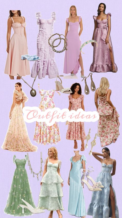 Bridgerton Party Outfit, Bridgerton Inspired Outfits, Bridgerton Birthday Party, Sweet 16 Party Planning, Bridgerton Party, Vintage Garden Parties, Bridgerton Inspired, Birthday Party Outfits, Outfit Collage