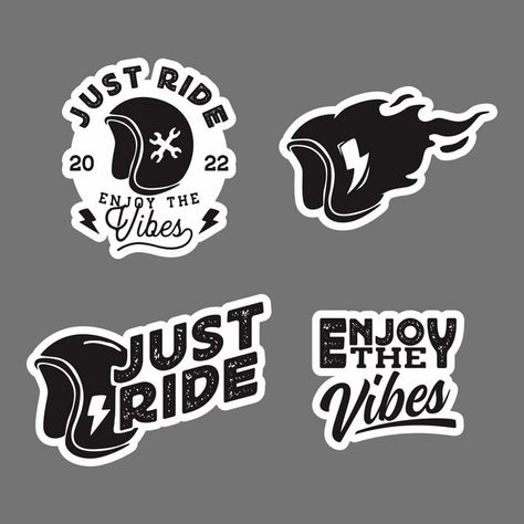 Motor Sticker Design, Motorcycle Logo Design Ideas, Bike Stickers Graphics, Motorcycle Sticker Design Ideas, Motorcycle Branding, Bike Stickers Design, Cool Sticker Ideas, Motorcycle Graphic Design, Motorcycle Club Logo