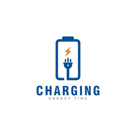 Charging Icon. Battery Fast Charge Logo Design Inspiration Battery Logo Design, Battery Logo, Battery Charging Station, Pet Brand, Banks Logo, Energy Logo, G Design, App Logo, 3d Background