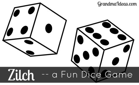 Zilch is a fun dice game to play with the family. Tweens and teens especially love this game. Play Therapy Techniques, Family Card Games, Family Fun Games, Diy Games, Dice Games, Indoor Games, Adult Games, Game Dice, Camping Equipment