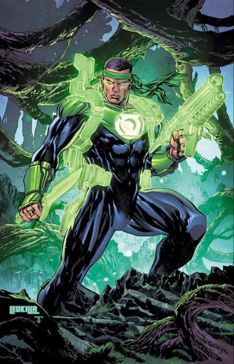 Green Lantern Wallpaper, John Stewart Green Lantern, Dc Comics Facts, Green Lantern Movie, Lantern Art, John Stewart, Green Lantern Corps, Western Comics, Univers Dc