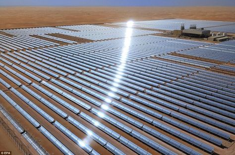 World’s largest solar power plant opens with 100MW capacity Concentrated Solar Power, Solar Energy Projects, Solar Power Plant, Western Region, Solar Panels For Home, Solar Panel Kits, Solar Pv, Energy Projects, Environmental Issues