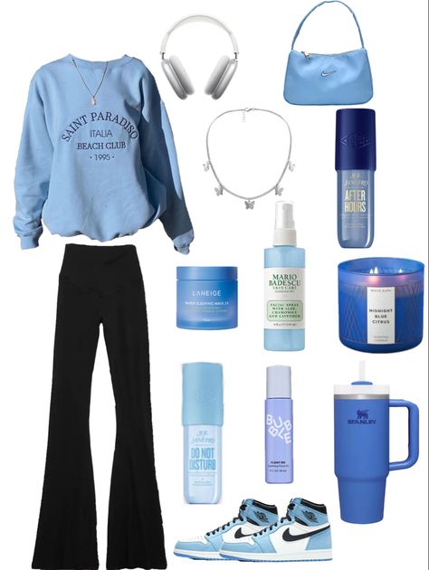 Blue outfit , blue aesthetic , blue stanley , blue fit , outfit ideas , blue outfit ideas , bubble skincare , nike jordan , blue jordan Blue Nike Outfit, Nike Jordan Blue, Stanley Blue, Blue Outfit Aesthetic, Blue Hoodie Outfit, Outfit Ideas Blue, Blue Stanley, Blue Outfit Ideas, Bubble Skincare