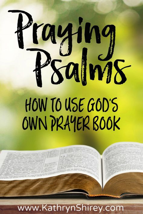 Do you use the Book of Psalms to pray? Praying Psalms can be a powerful way to pray God's words back to Him. Try this method to explore God's prayer book. Praying The Psalms, Psalm 4, The Psalms, Printable Prayers, Book Of Psalms, How To Pray, Daily Prayers, Prayer Times, Prayer Scriptures