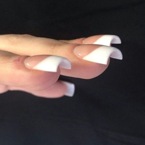 C Curved Acrylic Nails, C Curve Nails Acrylics, C Curve Nails, Acrylic Nail Starter Kit, Curve Nails, French Nails Glitter, Sparkle Gel Nails, 2000s Nails, Nails 2015