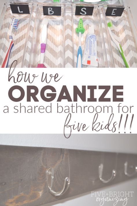 Large Family Toothbrush Organization, Large Family Bathroom Organization, Kid Bathroom Organization, Kids Toothbrush Organization, Shared Bathroom Organization, Shared Bathroom Ideas Kids, Kids Bathroom Ideas Shared Boy And Girl, Shared Bathroom Ideas, Kids Bathroom Organization Ideas