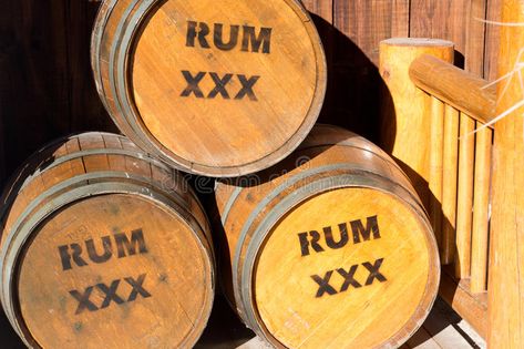 Barrels of Rum. Three wooden barrels of rum in afternoon sunlight , #spon, #wooden, #Rum, #Barrels, #barrels, #sunlight #ad Spanish Jackie, Men Recipes, Cuban Bar, Obscure Holidays, Rum Barrel, Punta Cana Excursions, Wine Barrel Crafts, Barrel Crafts, Caribbean Party