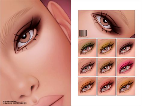 The Sims Resource - Basic Matte Eyeshadow N289 V1 The Sims 4 Eyeshadow Cc, Sims4 Eyeshadow Cc, Sims4 Cc Makeup Eyeshadow, Eyeshadow Cc Sims 4, Sims Cc Eyeshadow, Sims 4 Eye Shadow, The Sims 4 Cc Make Up Eyeshadows, Sims 4 Makeup Cc Eyeshadow, Ts4 Eyeshadow