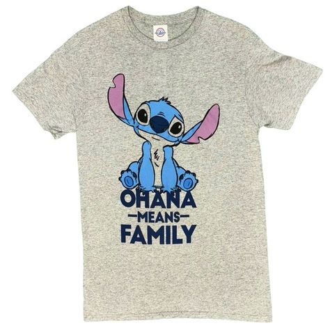 [Lilo & Stitch] T-Shirt | Size S | Grey | Disney "Ohana Means Family" Brand New Stitch Tshirt, Disney T Shirt, Bold Letters, Ohana Means Family, Family Brand, Disney T, Lilo Stitch, Disney Tshirts, Pajama Shirt