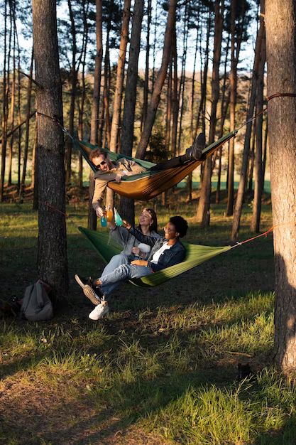 OTraki Camping Hammock with Mosquito Net and Tarp 114 x 54 inch 440 LBS Load Capacity Nylon Lightweight Double Portable Hammock with Straps for Travel Outdoor Hiking Backpacking Picnic (ArmyGreen) LINK HERE: https://amzn.to/43y5d76 Travelling Van, Van Lifers, Cute Camping, Hammock With Mosquito Net, Portable Hammock, Camping Hammock, Outdoor Hammock, Hiking Backpacking, Hammock Camping