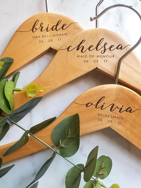 Bridesmaid Hanger, Bridal Robes Personalized, Free Wedding Planner, Bridesmaid Hangers, Wedding Hangers Personalized, Personalized Hangers, Wooden Coat Hangers, Wedding Hanger, Bridal Hangers