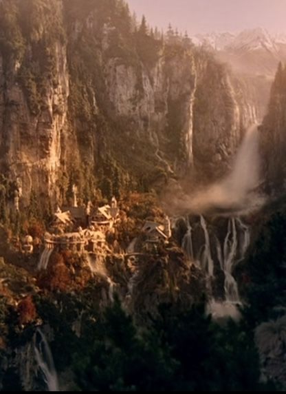 #lotr #lordoftherings #rivendell #beautifullandscapes Lotr Astethic, Lotr Elf Aesthetic, Erebor Aesthetic, Lotr Shifting, Lotr Rivendell, Rivendell Aesthetic, Lotr Oc, Lotr Aesthetic, Medieval Bedroom