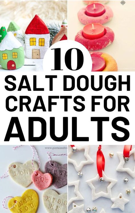 Unleash your creativity this Christmas with delightful salt dough crafts. Discover the joy of crafting unique ornaments, capturing cherished pet paw prints, adding a rustic touch with salt dough candle holders, and preserving precious handprints as timeless keepsakes.  These easy-to-follow instructions will guide you through creating heartwarming holiday decorations and thoughtful gifts for loved ones. Salt Dough Crafts For Adults, Salt Dough Sculptures, Christmas Tree Recycled Materials, Diy Christmas Gift For Mom, Easy Craft Ideas For Adults, Christmas Tree Recycled, Paper Diy Christmas, Christmas Trees To Make, Christmas Craft Ideas To Make