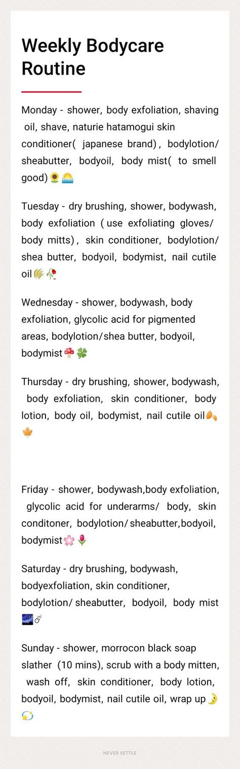 Weekly nightime shower routine 🌸🌷 #showerroutine #SkincareItems #Skincare. https://whispers-in-the-wind.com/mastering-the-art-of-shower-rituals-step-by-step-guide/?shower Body Care Daily Routine, Shower Routine Days Of The Week, Best Shower Routine Steps, Full Body Skin Care Routine Steps, Body Shower Routine Steps, Dry Skin Shower Routine, Bath Routine Steps, Weekly Shower Routine, Weekly Body Care Routine