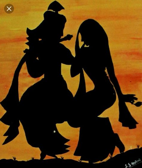 Radhe krishna black paper Radhe Krishna Rangoli, Art Products Ideas, Krishna Silhouette, Krishna Rangoli, Shadow Painting, Glass Art Products, Buddha Art Drawing, Fairy Silhouette, Painting Glass