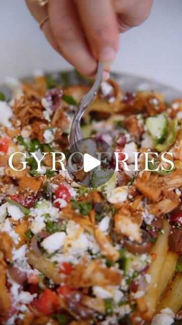 Maria Koutsogiannis 🇬🇷 Greek Food Blogger on Instagram: "This recipe is just stupid. Make this for your next meal. Full recipe IS IN MY BIO!   👉🏼 https://www.foodbymaria.com/gyro-fries/" Greek Fries Recipe, Gyro Fries, French Fry Recipe, Greek Fries, Greek Gyros, French Fries Recipe, Fries Recipe, French Fry, Vegetarian Cooking