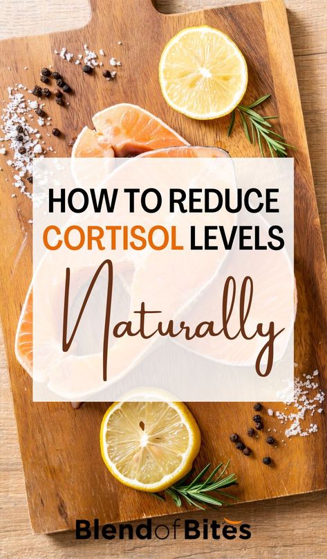 Cortisol is commonly called the ‘stress hormone’ and we produce it within our bodies’ adrenal glands. The only way to restore adrenal health is to restore the body's natural cortisol levels and to normalize cortisol levels for lifelong health. A healthy and balanced diet will help you to reduce cortisol levels naturally. Find out the best foods to lower cortisol at www.blendofbites.com | best of Blend of Bites Cortisol Diet, Cortisol Reduction, Reduce Cortisol Levels, Reduce Cortisol, Lower Cortisol Levels, Reducing Cortisol Levels, Usa Food, Cortisol Levels, Hormone Health