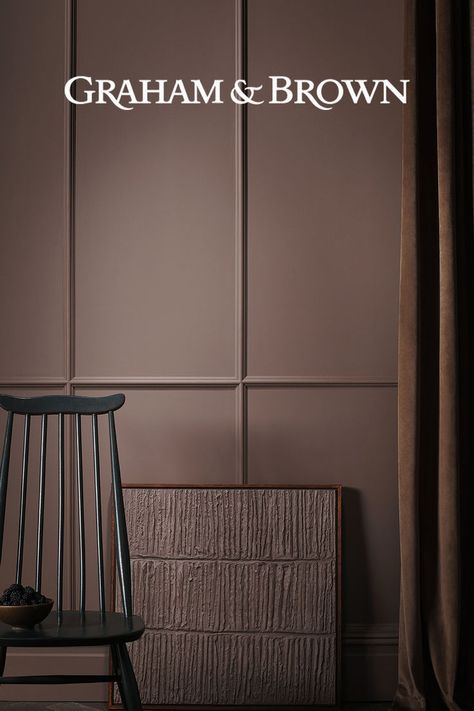 Graham & Browns Colour of the Year is this rich chocolate brown, Elderton. Restaurant Entrance, Tag Us On Instagram, Colors Inspiration, Graham & Brown, Paint Colors For Home, Wallpaper Designs, Color Of The Year, Elle Decor, Chocolate Brown