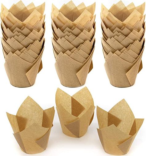 Tulip Cupcake Liners, Apple Packaging, Cupcake Packaging, Muffin Papers, Muffin Liners, Muffin Pans, Cupcake In A Cup, Paper Liner, Golden Apple