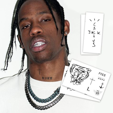 Travis Scott Tattoo, Bee Tattoo, Temporary Tattoo Designs, Discreet Tattoos, Celebrity Tattoos, Horror Characters, Fake Tattoos, Way To Go, Mini Tattoos