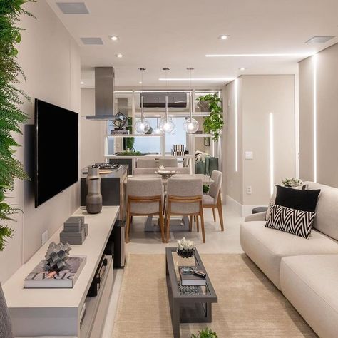 Small Condo Living, Rectangle Living Room, Condo Interior Design, Small Living Room Layout, Condo Living Room, Modern Small House Design, Condo Interior, Small House Interior Design, Small Living Room Design