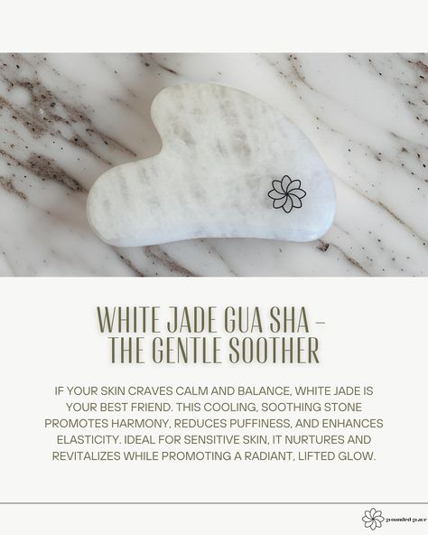 ✨ Which Gua Sha is Right for You? ✨

Gua Sha is an ancient practice with powerful benefits for both face and body, but each tool brings something unique to the experience. Let’s find your perfect match! ⬇️

💎 Bian Stone Gua Sha – The Ultimate Detoxifier
Known for its rich mineral content and grounding energy, Bian stone is revered in Traditional Chinese Medicine. It helps release deep-set tension, promote lymphatic drainage, and improve circulation—perfect for those seeking a deeply rejuvenat... Bio Hacking, Grounding Energy, Natural Organic Skincare, Improve Circulation, Holistic Living, Organic Skincare, Traditional Chinese Medicine, Gua Sha, Chinese Medicine