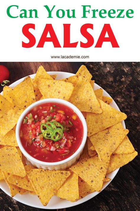 Can You Freeze Salsa? Can You Freeze Salsa, Freeze Salsa, How To Make Salsa, Salad Dishes, Green Sauce, Homemade Salsa, Red Sauce, Home Canning, Enchilada Sauce