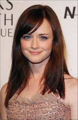 Alexia Bledel Rory Gilmore Hair, Cut Side Bangs, Color Bangs, Haircut Idea, Side Bangs Hairstyles, Long Hairstyle, Alexis Bledel, Sienna Miller, Side Bangs