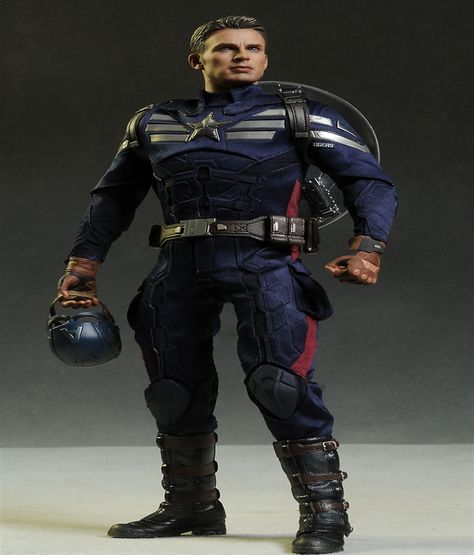 Classic Marvel Titan Hero ********* 12-inch action figures with 5-point articulation ***** Create Titan-sized action-figure battles ****** Includes figure and shield. ***** hot toys captain america infinity wartoys #captainamericatoysactionfigures #captainamericatoysproducts #captainamericatoystheavengers #captainamericahottoys #captainamericaendgamehottoys #hottoyscaptainamericainfinitywar #captainamericatoys #captainamerica #action figures Hot Toys Action Figures, Collectable Figurines, Stealth Suit, Cool Toys For Boys, Soldier Action Figures, Patchwork Diy, Captain America Costume, Captain America Winter Soldier, The Winter Soldier