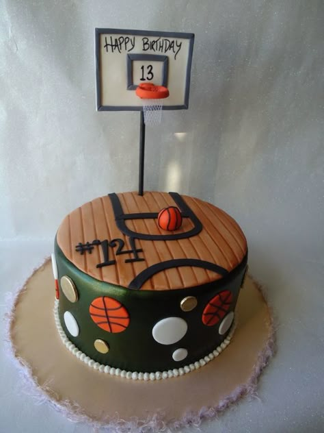 Basketball cake - We love this! Such a super #Cake! Every Basketball lover needs one! ;-) Cakes For Teenagers, Birthday Cake For Boyfriend, Pink Cake Box, Cake For Boyfriend, Basketball Cake, Ball Cake, Sport Cakes, Childrens Birthday Cakes, Cool Birthday Cakes