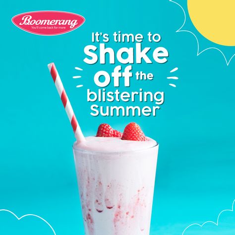 It’s time to cool down a bit & what better than our wide range of flavourful Milkshakes to the rescue? Beat the heat with this cool Strawberry Milkshake! 🥛🍦🥛😋  #strawberryshake #milkshake #boomerangmoments #comebackformore #icecream #icecreamlove #boomerang #coimbatore #scoops #sundaes Shakes Creative Ads, Milkshake Ads, Uncle Fluffy, Milkshake Drink, Ice Cream Shoppe, Random Idea, Composite Veneers, Ice Cream Ideas, Starbucks Strawberry