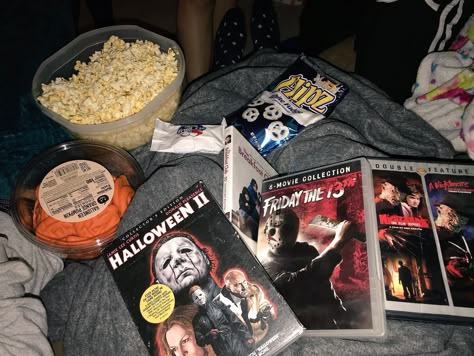 Horror Movie Fan Aesthetic, Halloween Date Aesthetic, Horror Movie Date Night, Alphabet Dating, Horror Movie Night, Halloween Movie Night, Movie Date, Fall Mood Board, Slasher Movies