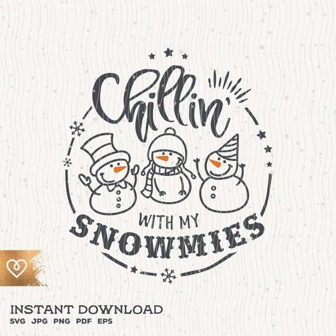 Santa Hat Svg, Frosty Snowman, Snowman Png, Projets Cricut, Winter Decorations, Winter Svg, Christmas Svg Files, Cricut Craft Room, Diy Cricut