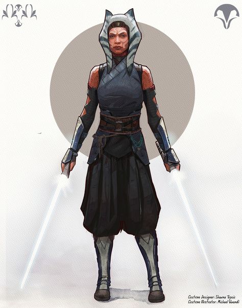 Ahsoka Tano Mandalorian, Ahsoka Tano Cosplay, D20 Modern, Jedi Outfit, Grey Jedi, Dark Side Star Wars, Star Wars Ahsoka, Star Wars Jokes, Star Wars 2